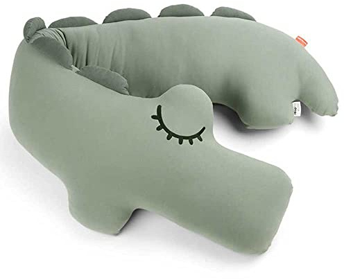 Done By Deer Comfy Body Pillow Croco Green