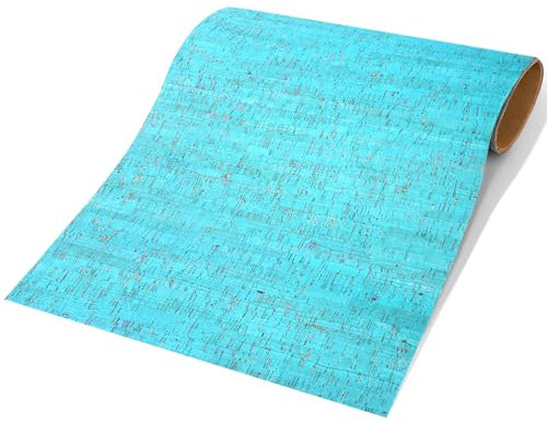 CanaanTree Peel & Stick Wallpaper, Self-Adhesive Natural Cork, Removable Textured Bamboo - 42CMx300CM (Moonlight)