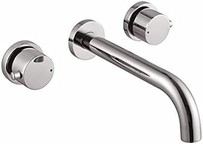 Wandmontierte Waschtischarmatur, Badezimmer-Waschtischarmaturen Für Badezimmer, Chrom, Einhand-Badewannenarmaturen, Mischbatterie, Badezimmerarmaturen, Mischbatterie Für Waschbecken