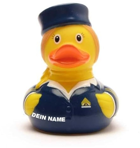 DUCKSHOP Badeenten - personalisierbar (Ente Stewardess)