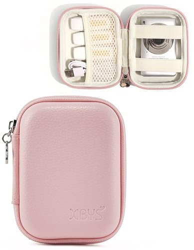 Linpr Custodia per Fotocamera Digitale Compatibile con CAMKORY/per KODAK PIXPRO/per Lecran/per VAHOIALD/per Canon IXUS 285 HS, Piccolo Supporto per Fotocamere da Viaggio per Accessori (Rosa)