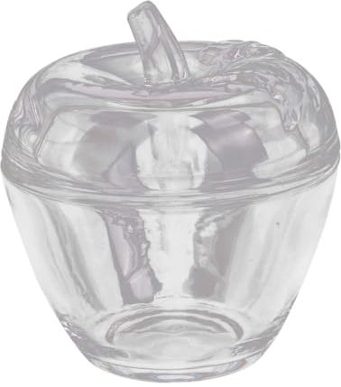 KITANDOVE 1pc Glass Storage Jar Lid Design for Candy Tea and Snack Organization Airtight Food Container for Kitchen Use for Christmas and Other Occasions