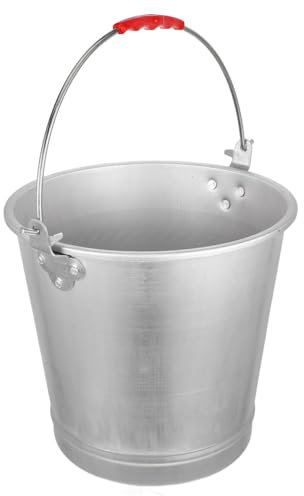 ABOOFAN Seau en Métal De Capacité Style Vintage avec Couvercle Idéal pour Les Boissons La Glace Et L'extérieur