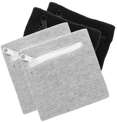 Sosoport 4stücke Teiliges Sport Handgelenktasche Mit Reißverschluss Verstellbare Und Bequeme Armhülle Für Schlüssel Münzen Und Ausweis Für Laufen Yoga Und Fitness-aktivitäten