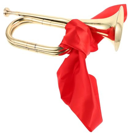 VINTORKY Trompete Horn Messing mit Austauschbarem Mundstück Anfänger Blasinstrument für Orchester Marsch Schulbands Tragbar Klarer Klang 1 Satz