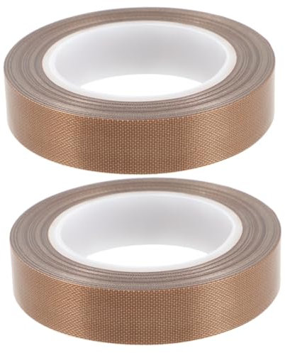 Gatuida 2stücke Ptfe Klebeband Für Vakuumversiegelung Hochtemperaturbeständig Langlebig Und Vielseitig Einsetzbar Für Handversiegelungsgeräte Und Elektrische Produkte