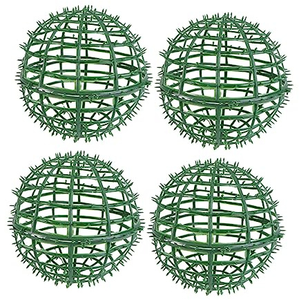 FUNOMOCYA 4pcs Boxwood Topiary Ball Frame Breathable Flower Arrangement Shelf for Garden Wedding Decor Support Cage for Floral Centerpieces