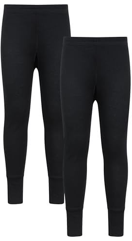Mountain Warehouse Talus Kids Base Layer Pant Multipack Black (Multipack) Kids Size 7-8 Years
