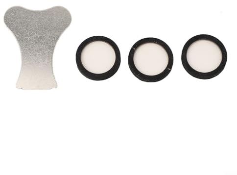 Desiumite Kit di dischi in ceramica di ricambio per umidificatore, diametro 20 mm, con uscita di nebbia costante a 1 70 MHz di frequenza e chiave per installazione e manutenzione (3 pezzi)