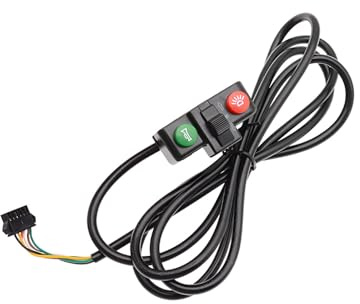 Gramigg Schalter für Elektrofahrräder, Scheinwerfer, Hupe, Blinker, Licht, Fahrräder, Taste, Fahrradschalter