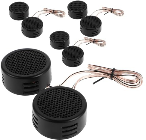 NOLITOY 4paia Tweeter Cupola per Auto di Ricambio Altoparlante Tweeter per Sistemi Audio Alta Frequenza e Compatibilità per Veicoli