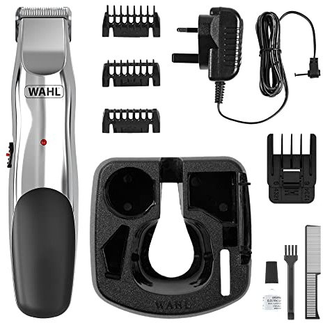 Wahl Groomsman Rechargeable Beard Trimmer, Gifts for Him, Beard Trimmers for Men, Stubble Trimmer, Male Grooming Set, Cordless Beard Trimmer, Beard Care Kit