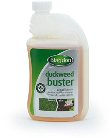 Blagdon Pond Duckweed Buster, Controls Duckweed, Safe and Natural, 1L, Treats 9,092 Litres of Pond Water