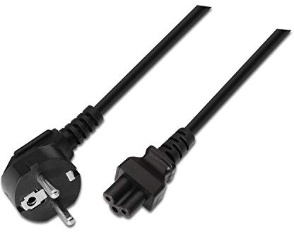 AISENS A132-0172 cable de transmisión Negro 1.5 m CEE7/7 C5 acoplador