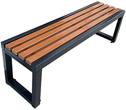 Lnder Gartenbank Parkbank 100x40x45cm Massivholzbank Witterungsbeständig Gartenmöbel TerrassenBänke Mit Ergonomischer Sitzfläche 180x40x45cm (Size : 180cm)