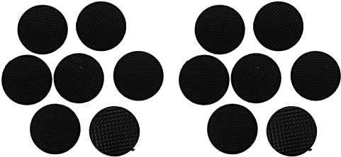 ZIUTPDAX Reemplazo 12Pcs Analog Joystick Palillo Tapa Boton para PSP 1000 Negro