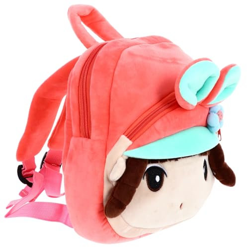 VALICLUD Entzückender Schultertasche Für Junge Mädchen Plüsch Cartoon Rucksack Kindertasche Zum Sammeln Von Heften Stifttasche Vielfältige Farben Geeignet Für Schule Und Freizeit