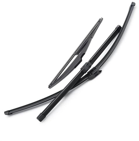 GLYGLY Auto Wischerblätter-Set für Renault Captur Kaptur 2016-2020(LHD), Windschutzscheiben-Regenbürsten Scheibenwischerblatt-Satz Zubehör 3 Stück