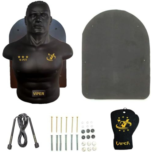Wall Mounted Dummy Boxing Punch bag | MMA Martial Arts Torso Uppercut Hook Pad