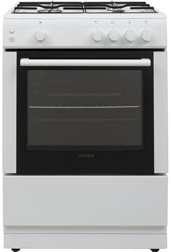 Electra 60cm Gas Cooker - White - A Rated