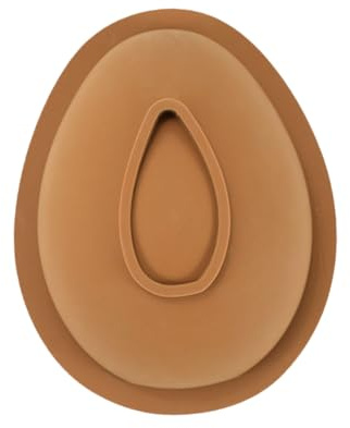 Amosfun Easter Egg Moulds Reusable Non-Stick Chocolate Silicone Mold for Home Baking