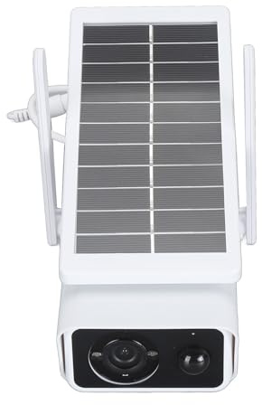 Denash Caméra de la Surveillance Solaire Professionnel 4MP PIR Mouvement de Mouvement PIR Wiless WiFi IP66 Waterdes Solar Camera pour la sécurité de la Maison en Dehors de la Surveillance à