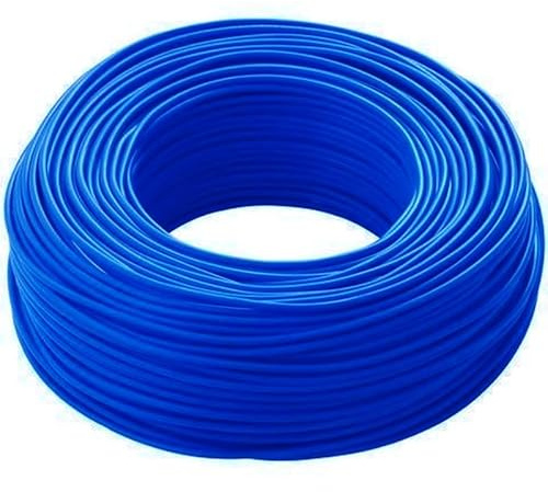 Cavo Elettrico Unipolare FS17, Isolante, Blu, 100 Metri, 1,5 mm, per Impianti Casa e Aziende Edili (Blu)