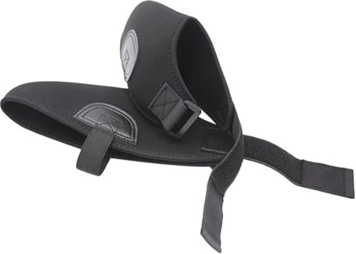 GALPADA Fundas para Botas de Esquí para Hombre y Mujer, Cubrezapatos Anticongelantes de Neopreno Negro, Protector Resistente al Viento y Frío para Actividades al Aire Libre, 1 Par