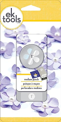EK tools pappersstansare, retroblommor, motivstansare, stansare, motivstansare, pappersstansare för gör-det-själv-projekt, scrapbooking och kortpyssel, 32,48 x 10,89 x 19,78 cm