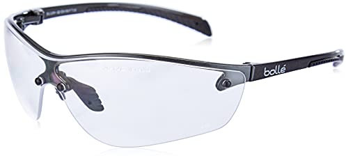 Bollé Safety Silium+ Incolores Lunettes Traitement Anti-Buée Platinum SILPPSI Chasse Sport Tir Pêche Travail Sécurité Antibuée