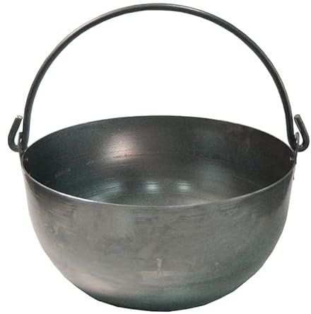 IMEX EL ZORRO Eisenkessel Ø 22 x 12 cm, Eisen, grau