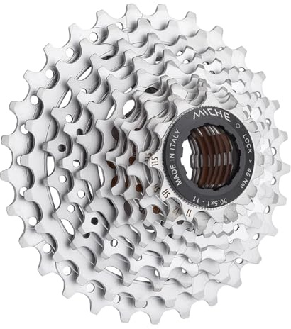 MICHE Primato Fahrradkassette Unisex Erwachsene, Silber, 12-29