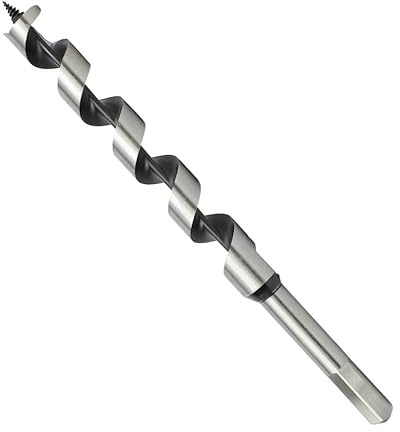 Weischer® - Schlangenbohrer 18 x 320 mm | Holzbohrer Spiralbohrer | 6-Kant-Schaft | Gewindespitze für präzise Bohrung | Weich- & Hartholz | stabiler & bruchfester Bohrer