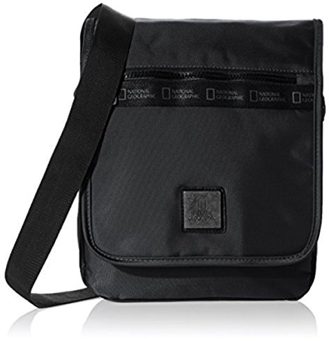 National Geographic Umhänge Schultertasche N-Generation mit Überschlag 23,5x9x27cm Schwarz 04602 06 Bowatex