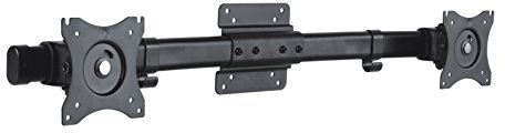 PureMounts PM-OFFICE-AD Dubbelskärmsadapter, Svart 33-69 cm