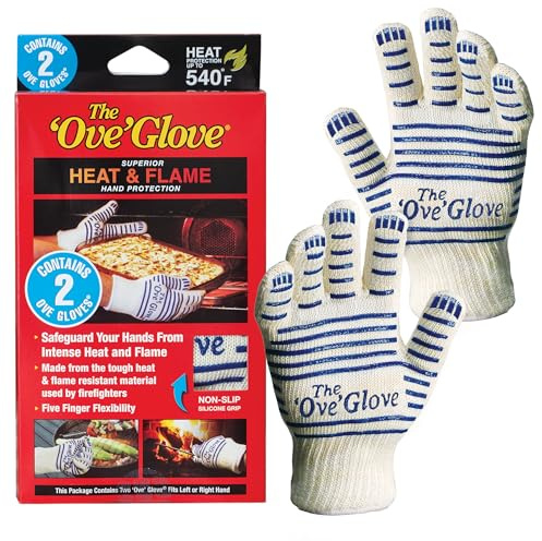 The Ove Glove - Superior Heat & Flame Hand Protection - Pack of 2 Oven Mitts
