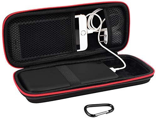 Powerbank Tasche Kompatibel Anker Power Core 26800 / PowerCore+ 26800, RAV Power 26800/20100/20000, Dulla Powerbank M50000/12000 von SKYNEW, Schwarz