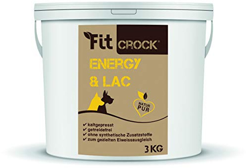 cdVet Fit-Crock Hundefutter trocken Energy & Lac 3 kg, getreidefrei
