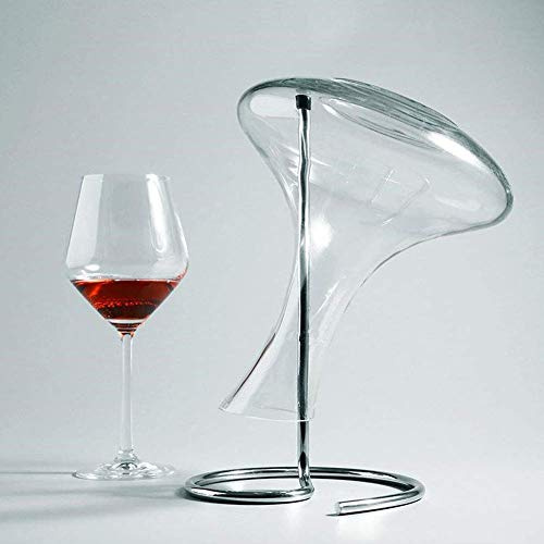 Trocken-Dekanter-Ständer, Dekanter-Rackhalter aus Edelstahl auf dem Kopf stehender Rotwein-Dekantier-Trockner-Ständer Zubehör, schnelle makellose trockene und sichere Lagerung