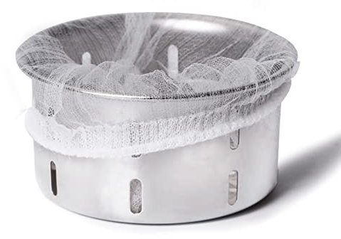 Disposable Mesh Sink Strainer Bags -200pcs Kitchen Sink Net Anti Clogging High Elasticity Sink Drain Strainer Mesh Bag for Hair, Food Scraps, Fabrics and Kitchen Garbage