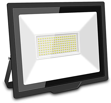 Willpower LED Strahler Außen Innen 100W 10000LM LED Fluter 6000K Kaltweiß | Außenstrahler Flutlicht IP66 Wasserdicht, Scheinwerfer für Garten Garage Flur Terrassen Hof