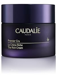 Caudalie Premier Cru Skin Barrier Rich Moisturizer with Bio Ceramides and Hyaluronic Acid, Deeply Moisturizing Face Cream, Refillable 1.6 oz
