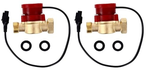 VILLCASE Water Pump Pressure Switch Magnetic Water Flow Control Sensor Pump for Shower Low Noise Energy Efficient Compact 2.59 X 1.96 X 3.14 in 2-Pack