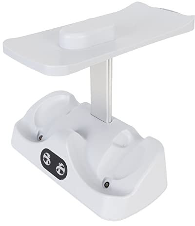 Controller Charging Dock for PS5 VR2, PSVR 2 Charging Station Base with LED Indicator and VR Headset Holder Stand for PSVR2 Handle