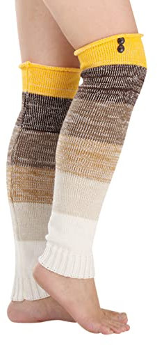 Damen Stulpen Bunt Beinwärmer Mädchen Legwarmers Crochet Ballettstulpen Winter Thermo Beinstulpen Socken Kawaii Herbst Strümpfe Mit Stiefeln Tragbar Beinstulpen Lange/Kurz Knöchelwärmer Solide