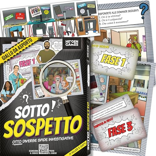 Hidden Games – Sotto Sospetto – Gioco investigativo di carte
