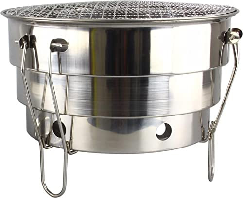 Parrillas de carbón Plegables portátiles para Exteriores, pequeñas barbacoas, hornos para Picnic, Parrillas de carbón de Acero Inoxidable para el hogar, Parrillas para Interiores