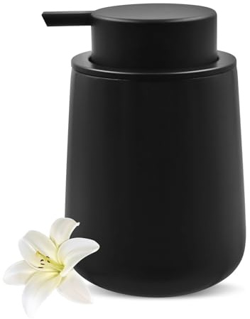 13.5 OZ Seifenspender Schwarz,Spülmittelspender Pumpspender Seifenspender | Spülmittelspender Küche Pumpflasche,Flüssigseifenspender Handseifenspender für Handseife,Shampoo,Duschgel,Waschmittel