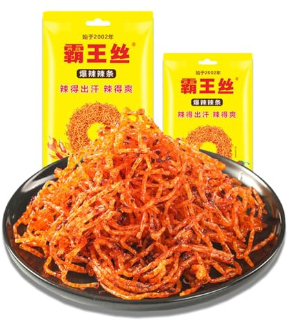 BaiLiSnacky Bastoncini Latiao Latiao Snack Piccanti E Piccanti20g*10Pcs Snack Autentico Cinese Vegetariano Piccante & Saporito Spuntini Di Intrattenimento