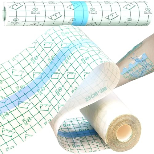 25Cm Extrabreite Second Skin Tattoo Folie Wasserdichte Tattoo Pflaster | Unihuby 2M Tattooschutz beim Schwimmen Wasserdichte Tattoos Aftercare Badange Tattoo Folie Heilung Tattoos Zubehör